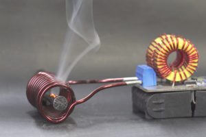 induction heater scorches a nail