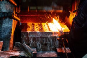 Drop hammer forging